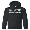18500B Youth Heavy Blend Hooded Sweatshirt Thumbnail